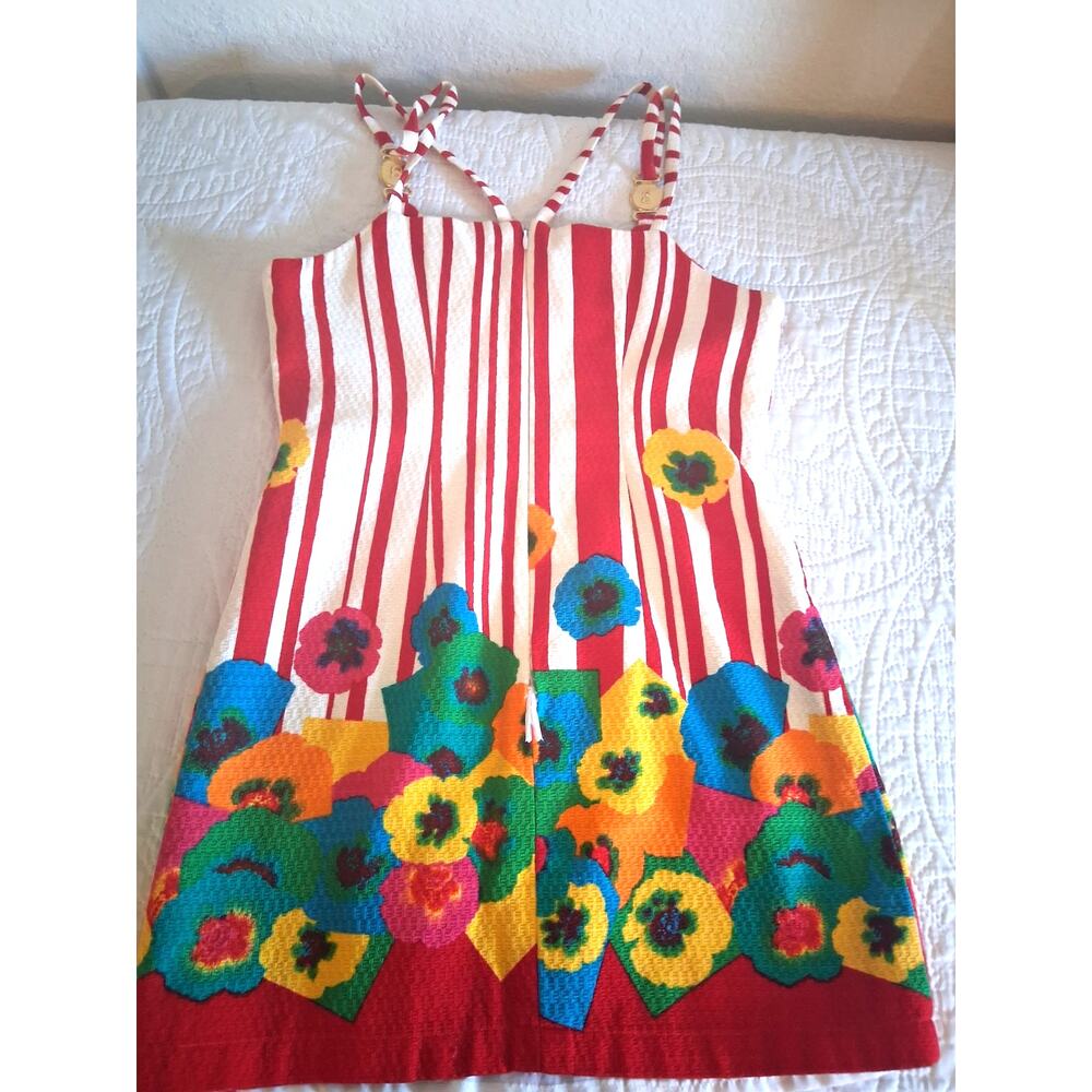 Vintage Marimekko mini dress tag missing Size S - Picture 2 of 2